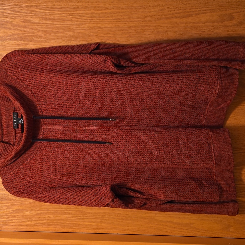 Tribal Rust Sweater
